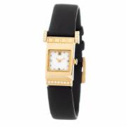 Gouden Dames Quartz Rubberen Horloge Laura Biagiotti , Yellow , Dames