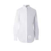 Witte Oxford Katoenen Overhemd Thom Browne , Multicolor , Dames