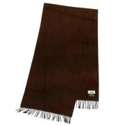 Pre-owned Wool scarves Hermès Vintage , Brown , Dames