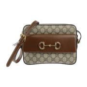 Pre-owned Plastic shoulder-bags Gucci Vintage , Beige , Dames