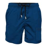 Zwembroek Met Zak Comfortabel Stijlvol MC2 Saint Barth , Blue , Heren