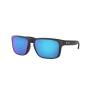 Vierkante zonnebril blauwe lenzen Oakley , Black , Heren