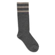 Grijze viscose sokken met lurex details Brunello Cucinelli , Gray , Da...