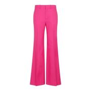 Framboos Wol Zijde Kasjmier Broek Chloé , Pink , Dames