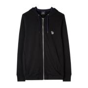 Biologisch Katoen Zebra Logo Hoodie Paul Smith , Black , Heren