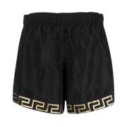 Stijlvolle Bermuda Shorts voor Mannen Versace , Black , Heren