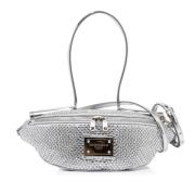 Pre-owned Leather crossbody-bags Dolce & Gabbana Pre-owned , Gray , Da...