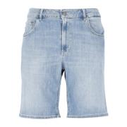 Blauwe Bermuda Shorts van Katoen Dondup , Blue , Heren