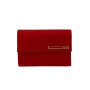 Pre-owned Nylon wallets Prada Vintage , Red , Dames