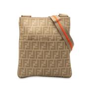 Pre-owned Plastic shoulder-bags Fendi Vintage , Beige , Dames