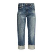 Jeans met een vintage-effect R13 , Blue , Dames