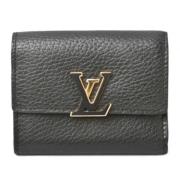 Pre-owned Canvas wallets Louis Vuitton Vintage , Black , Dames