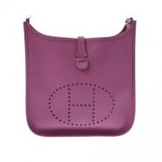 Pre-owned Fabric shoulder-bags Hermès Vintage , Purple , Dames