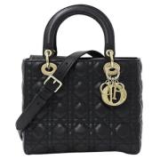 Pre-owned Fabric dior-bags Dior Vintage , Black , Dames