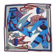 Pre-owned Silk scarves Hermès Vintage , Multicolor , Dames