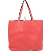 Pre-owned Fabric totes Hermès Vintage , Pink , Dames