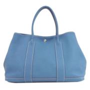 Pre-owned Fabric totes Hermès Vintage , Blue , Dames