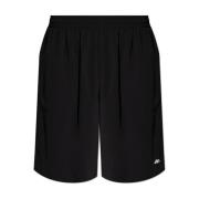 Shorts met bedrukt logo Balenciaga , Black , Heren