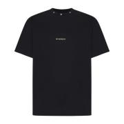 Zwarte T-shirts en Polos Givenchy , Black , Heren