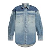 Denim Overhemd Victoria Beckham , Blue , Dames