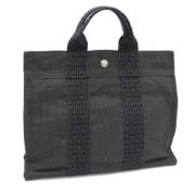 Pre-owned Fabric totes Hermès Vintage , Blue , Dames