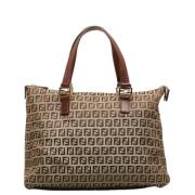 Pre-owned Canvas totes Fendi Vintage , Brown , Dames