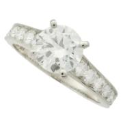 Pre-owned Platinum rings Cartier Vintage , Gray , Dames