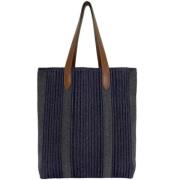 Pre-owned Fabric totes Hermès Vintage , Purple , Dames