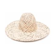 Multicolor Dots Big Shade Panama Hat Henrik Vibskov , Multicolor , Dam...