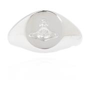 Zilveren zegelring Vivienne Westwood , Gray , Dames