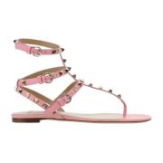 Rockstud Flip-Flop Sandalen Valentino Garavani , Pink , Dames