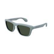 Licht Blauw Groene Zonnebril Gg1571S Gucci , Gray , Heren