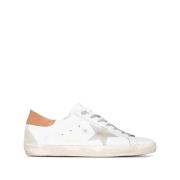 Sneakers van slijtvast leer met ster Golden Goose , White , Heren