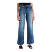 Wijdgesneden Elisabeth Jeans A.p.c. , Blue , Dames