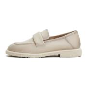 Block Heeled Loafers Stephanie - Beige Cesare Gaspari , Beige , Dames