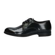 Heren Leren Oxford Schoenen Exton , Black , Heren