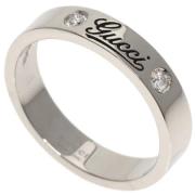 Pre-owned White Gold rings Gucci Vintage , Gray , Dames