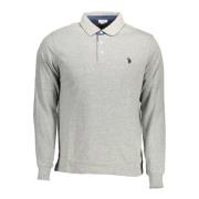 Geborduurd poloshirt met lange mouwen U.s. Polo Assn. , Gray , Heren