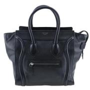 Pre-owned Leather celine-bags Celine Vintage , Black , Dames