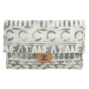 Pre-owned Canvas clutches Chanel Vintage , Gray , Dames