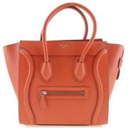 Pre-owned Leather celine-bags Celine Vintage , Orange , Dames