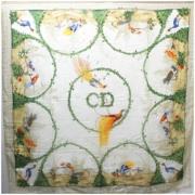 Pre-owned Silk scarves Dior Vintage , Multicolor , Dames