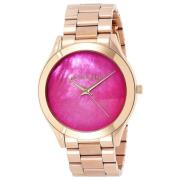 Roze Dames Quartz Roestvrij Stalen Horloge Michael Kors , Pink , Dames