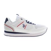 Beste Prijs Heren Witte Sneakers met Sportschoen Veters U.s. Polo Assn...