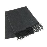 Pre-owned Wool scarves Hermès Vintage , Black , Dames