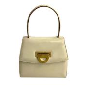 Pre-owned Leather celine-bags Celine Vintage , Beige , Dames