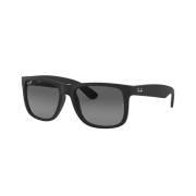 Justin 4165 Zonnebril in Zwart Ray-Ban , Black , Heren