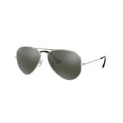 Klassieke Aviator zonnebril in zilver Ray-Ban , Gray , Unisex