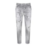 Grijze Klassieke Vijf Zakken Jeans Dsquared2 , Gray , Heren