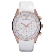 Roségoud Quartz Unisex Horloge Emporio Armani , Pink , Unisex